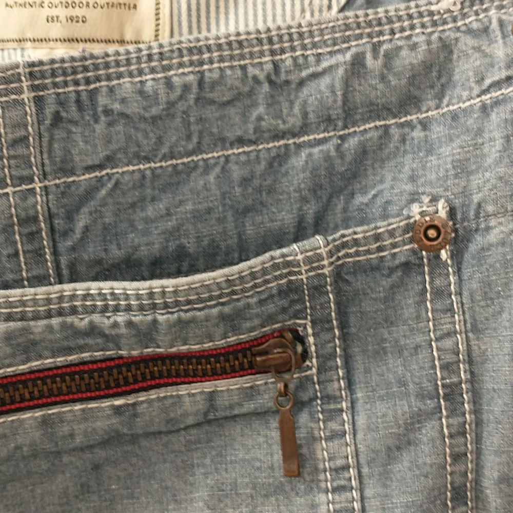 Denim 2x Overall Dress Jumper Eddie Bauer Looks Unworn 100% Cotton Great Quality - Picture 6 of 13